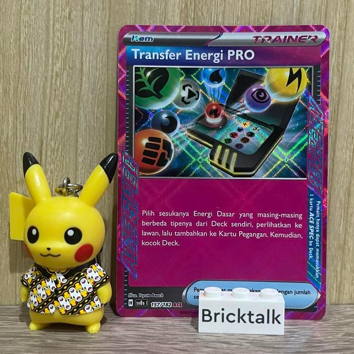 Transfer Energi PRO SV8S 157/182 ACE Item Trainer Kilat Mengkilap, Kilat Rasi Trading Card Game