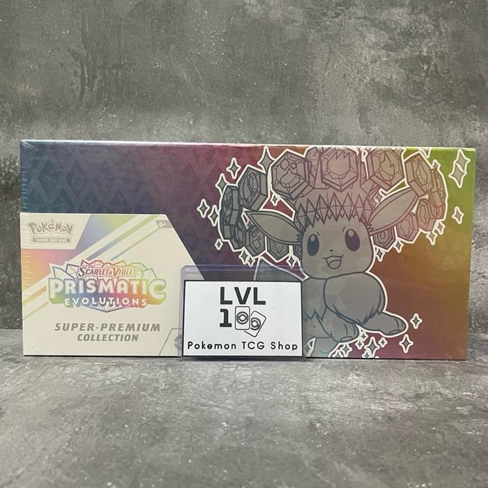 Pokemon Prismatic Evolutions Super Premium collection Kartu Pokemon English
