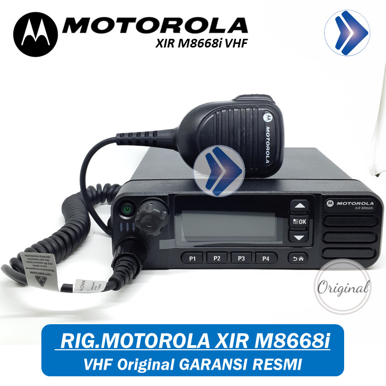 RADIO RIG MOTOROLA XIR M8668I VHF 45WATT ORIGINAL M8668I RADIO RIG VHF new