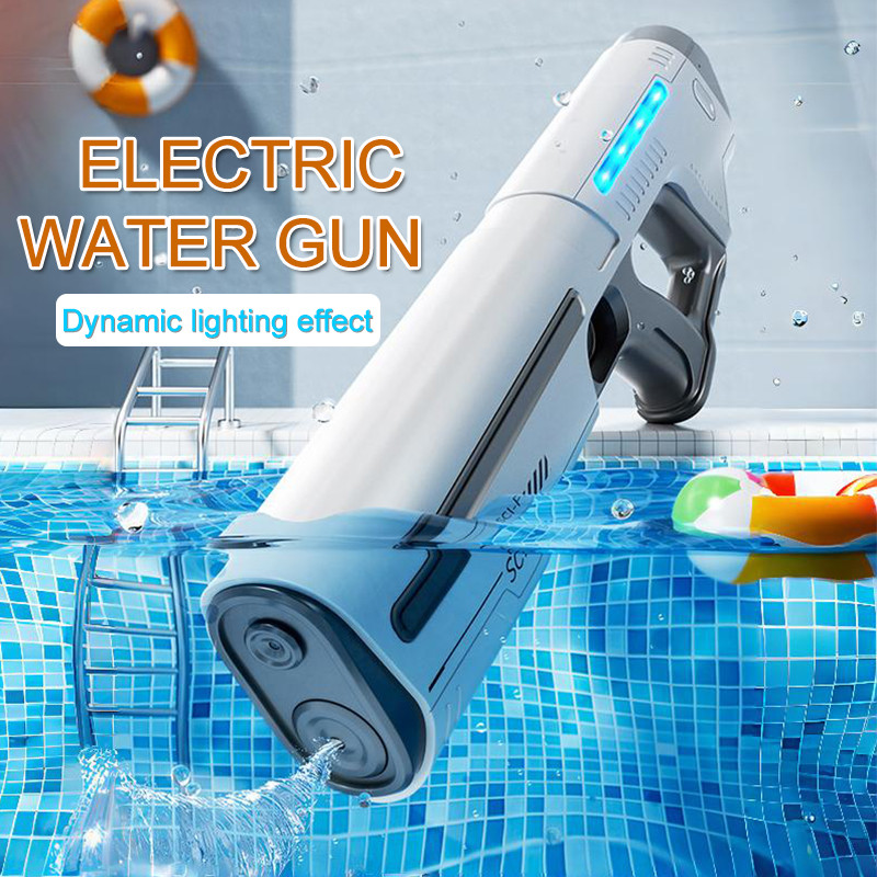 Children Fully Automatic Water Gun Storage Gun Large Capacity Electric Water Absorbing Toy Gun