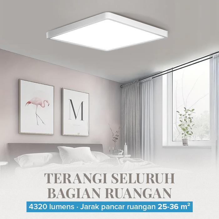 LAMPU PLAFON KOTAK OUTBOW 40CM / LAMPU PANEL LED 48 WATT 36 WATT BESAR