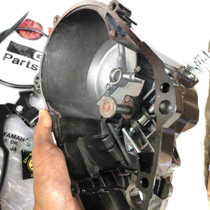 Fizr - Bak Kopling Fiz R Alfa Crypton Force 1 Hitam Logo Putih Model Original Fizr Kabel