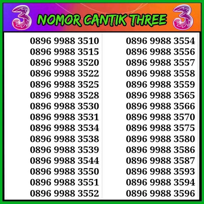 Kartu Perdana Tri Jaringan 4G