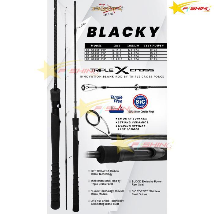 Stars Fishing Blood-X Joran Pancing Blood-X Blacky Carbon Mancing Galatama Kolam 165 180 Free
