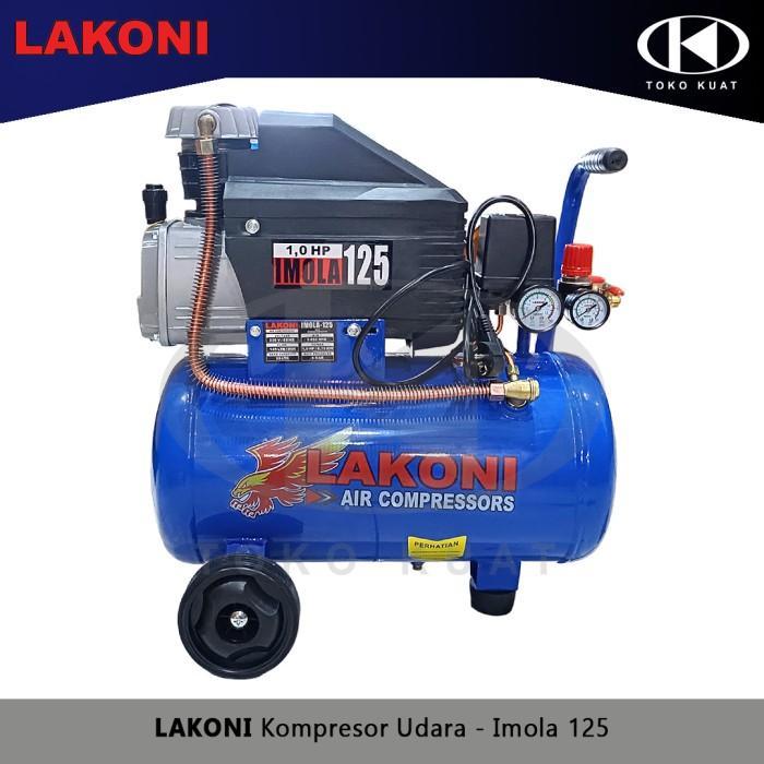 LAKONI Kompresor Listrik Portable 1 HP / Air Compresor - IMOLA 125 - Mesin Kompresor