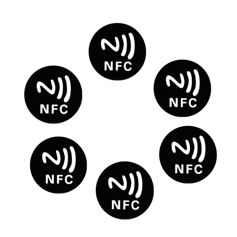 6Pcs Nfc Ntag213 Tags 213 Sticker Label Badges Nfc Micro Tag