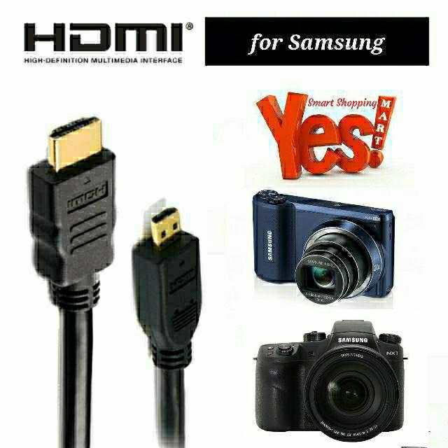 Kabel HDMI Samsung Camera EX1 HZ50W MV900F NX1 PL170 ST700 TL500 WB750