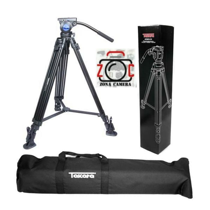 Takara Hydro A16 Video Tripod Shooting Penhead Stand Kamera Pro A 16