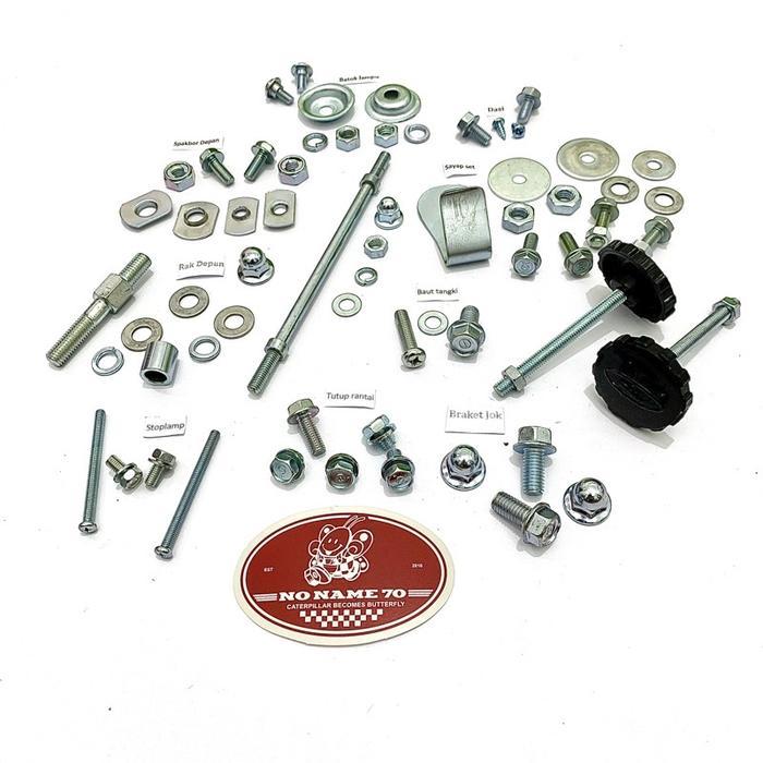 Baut Baud Body Fullset Honda C70 Detail Original Tbk