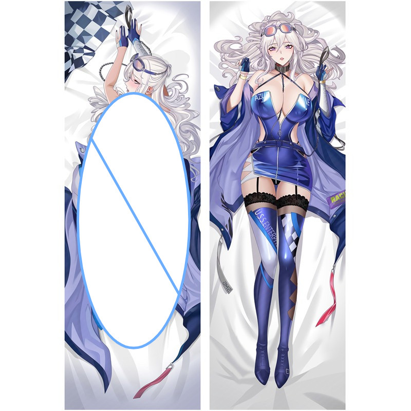 Anime Azur Lane Enterprise Double-Sided Print Hing Body Pillowcase Otaku Cosplay Pillow Cover