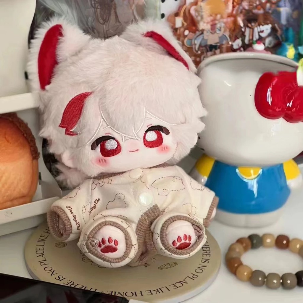 20cm Stuffed Anime Genshin Impact Kawaii Kaedehara Kazuha Plush Doll Cosplay Figure Model Toy for