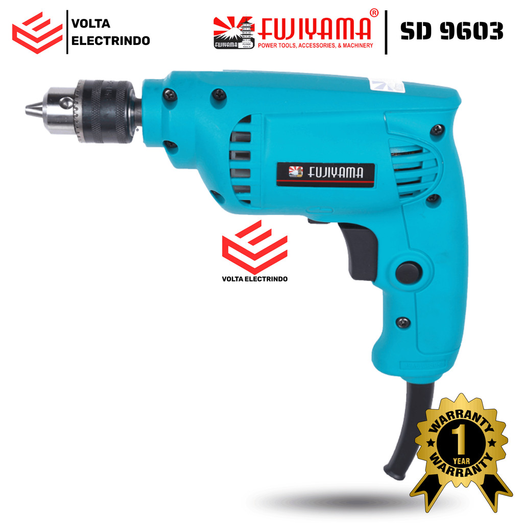 FUJIYAMA - SD 9603 Variable Speed Smart Drill 10Mm Mesin Bor Tangan 450Watt SD9603