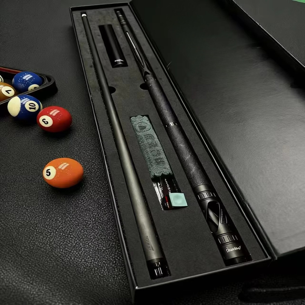 Carbon Pool Cue 11.8mm Cue Full Carbon Pure Carbon Black Technology Billiards Cue Stick Shaft Butt
