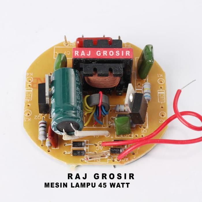 Terlaris MESIN/PCB LAMPU 45 WATT ELCO 15 UF
