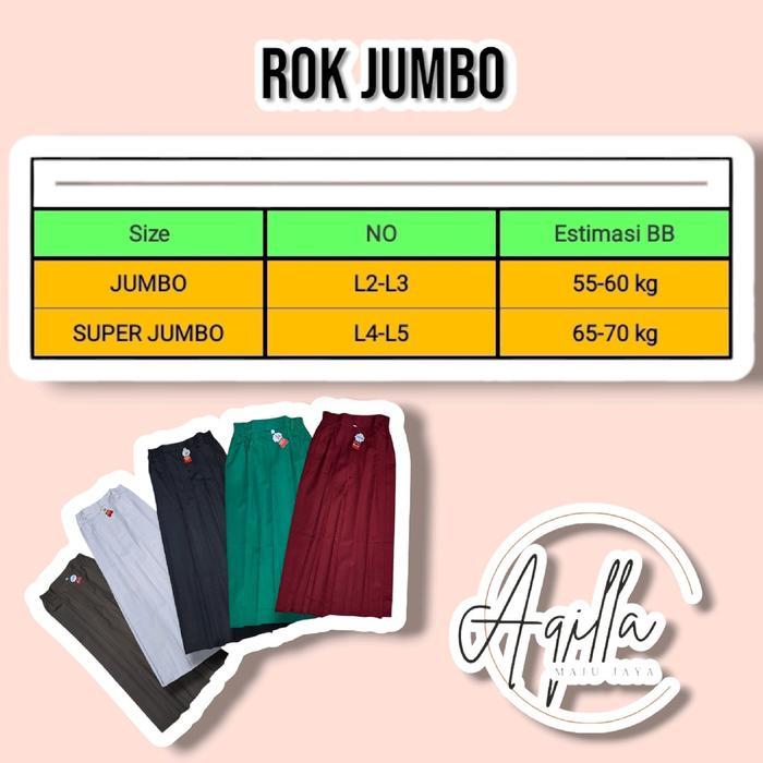 ROK SERAGAM SEKOLAH PANJANG ANAK SD UKURAN JUMBO BIG SIZE