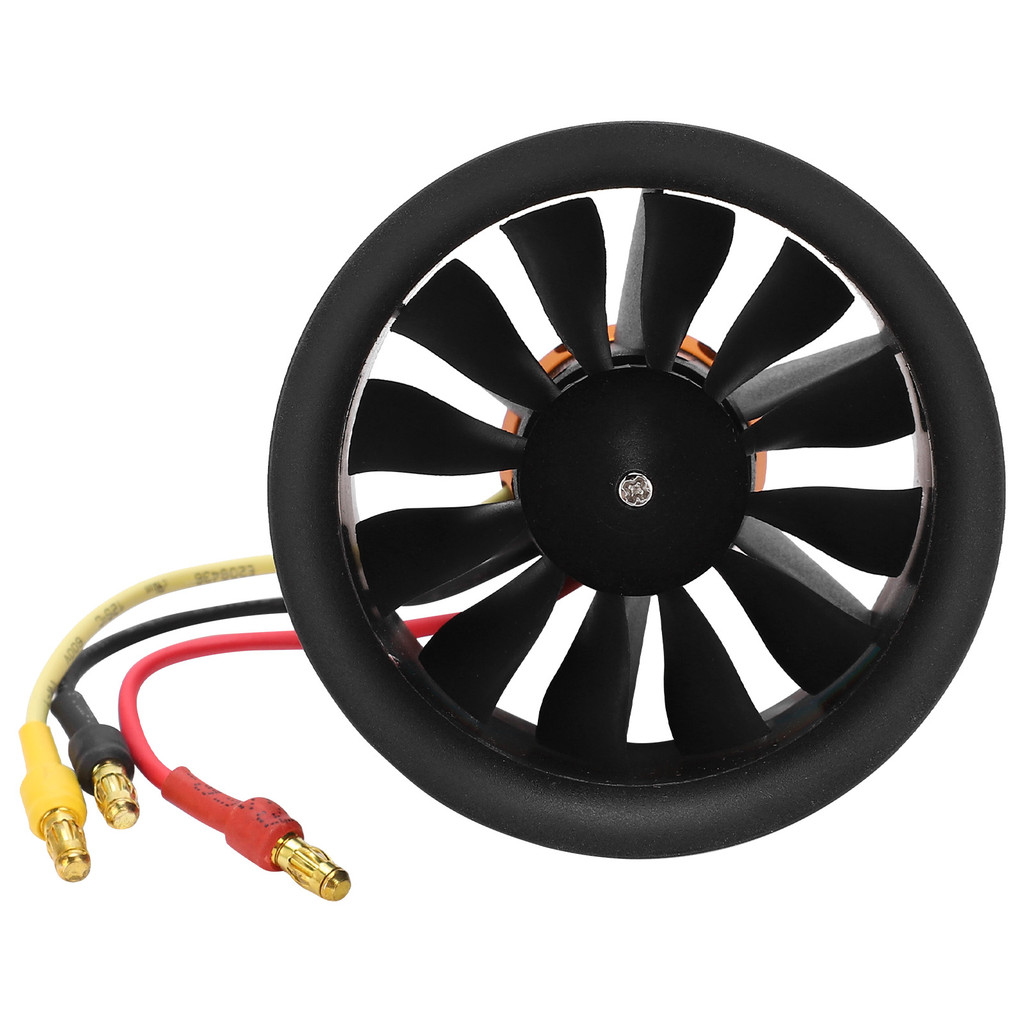 BAHANA QF2611-50mm Ducted Fan with Motor 50mm EDF 12 Blades 4600KV 34S Brushless Motor for RC Airpla