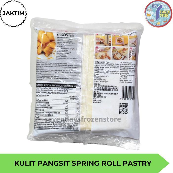 MNTB KULIT PANGSIT SPRING ROLL PASTRY GYOZA SKIN KULIT LUMPIA