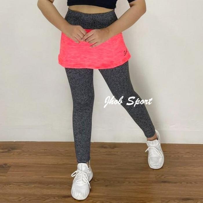 Legging Rok Panjang/Celana Panjang Olahraga Muslimah/Pakaian Senam Muslimah/Celana Senam Muslimah