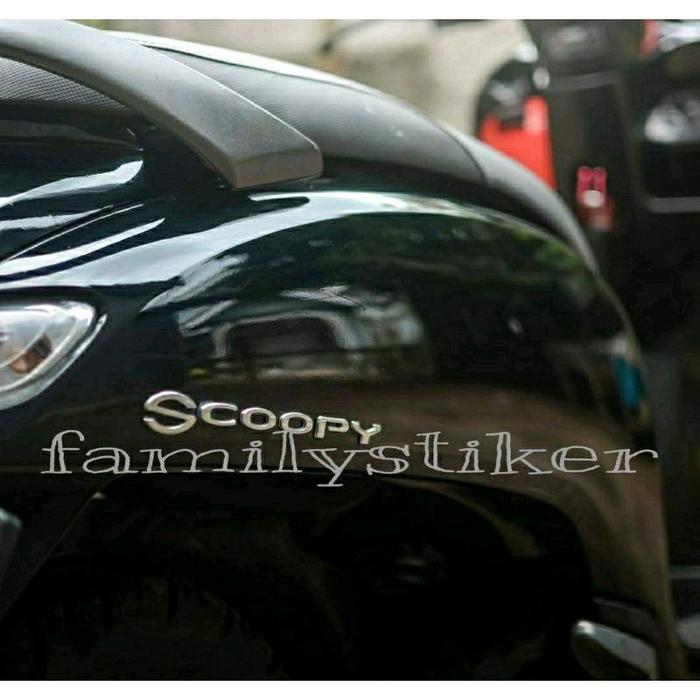 Skotlet Hitam Stiker Hitam Sekotlet Motor Warna Hitam Doff