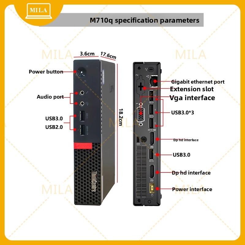 For Lenovo M710Q/M720Q/M73 mini ultra-thin computer commercial office financial small host