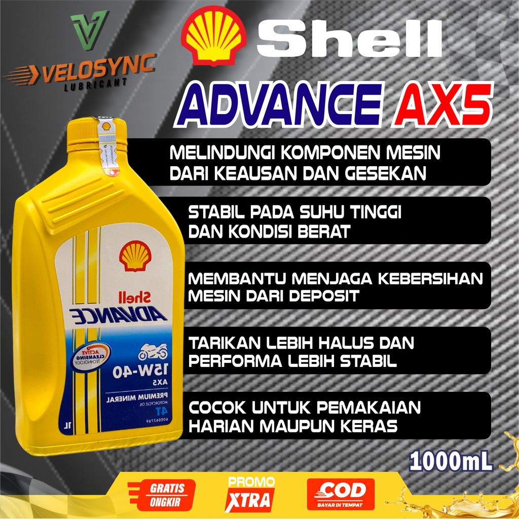 Oli Shell Advance AX5 15W/40 1L