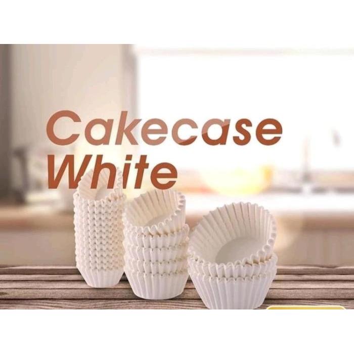 CAKE CASE / BAKING CUP / CUP KUE / WADAH KUE 9,5CM PUTIH ISI 1000PCS KERTAS