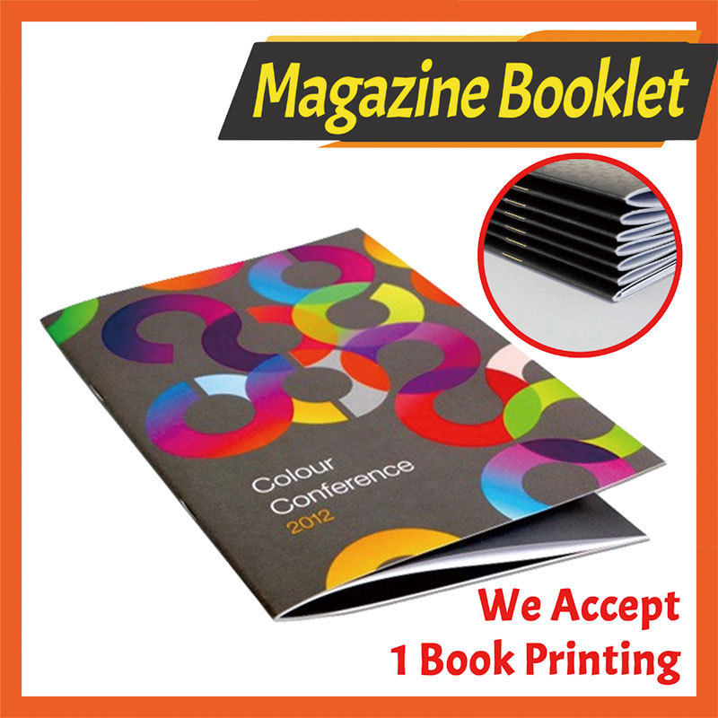 Custom Books Booklet Brochure Printing Magazine Comic Instruction Manual Catalogue For Advertising