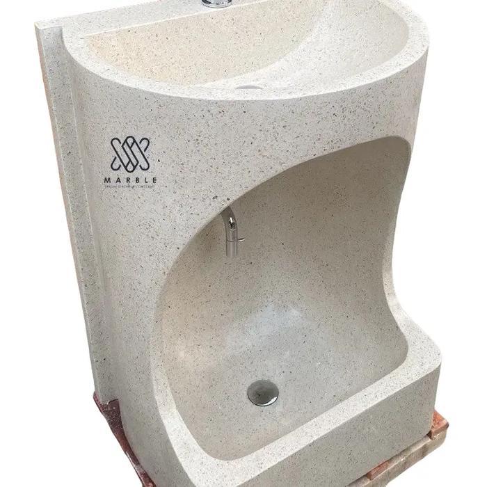 Washtafel Wudhu Portable Terazzo
