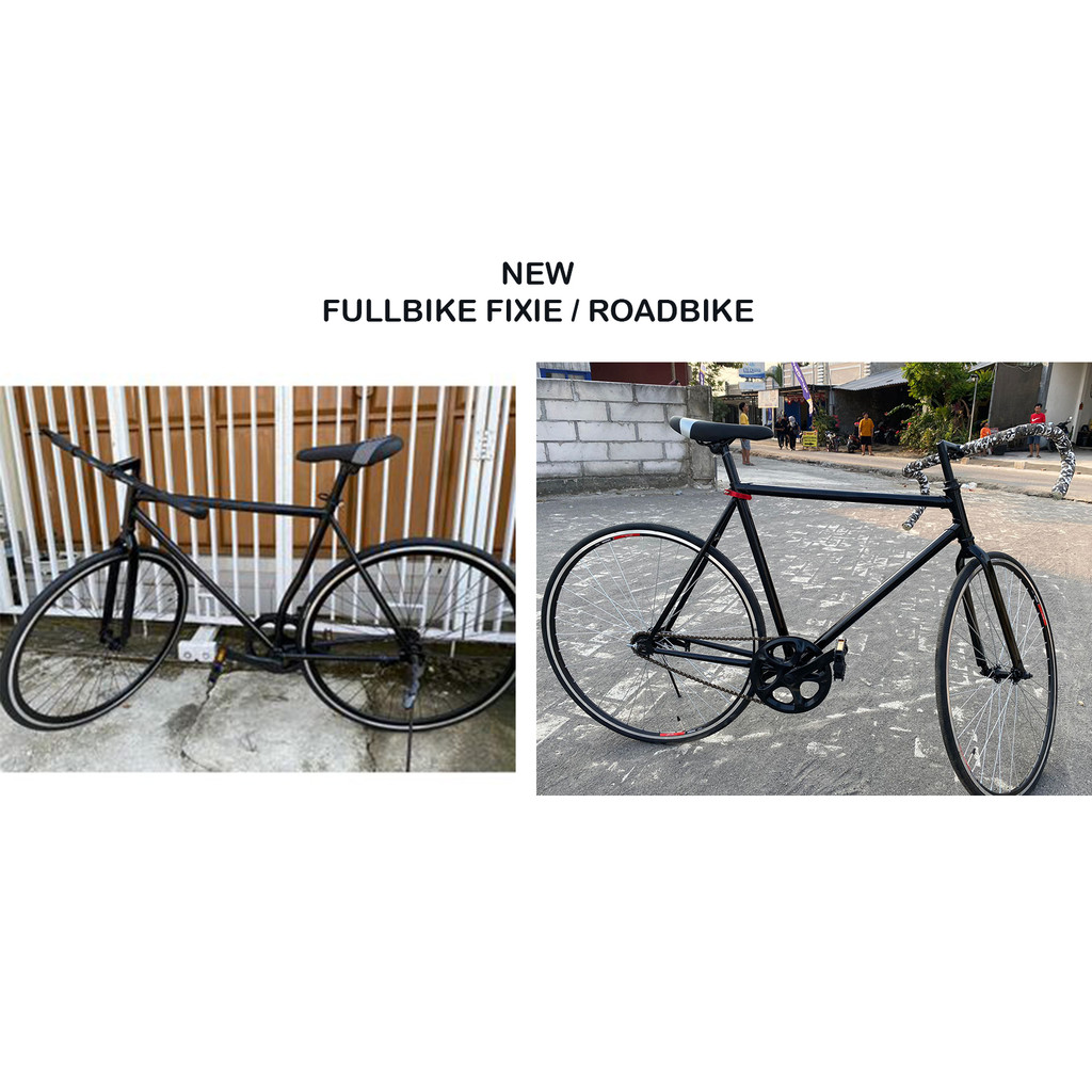 NEW Sepeda Fixie Costum Fullbike 700c 700 siap gowes