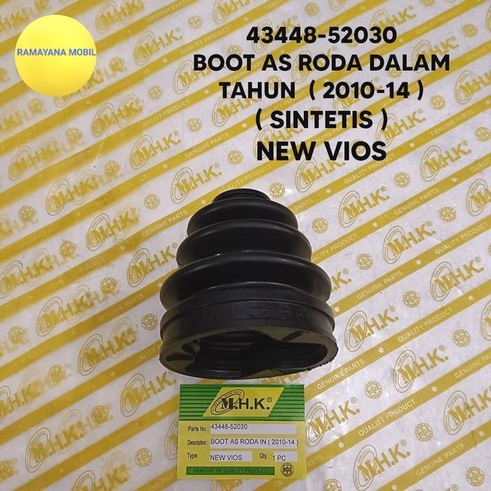 BOOT AS RODA DALAM BOOT CV JOINT INNER NEW VIOS NCP93 TAHUN 2010-2014