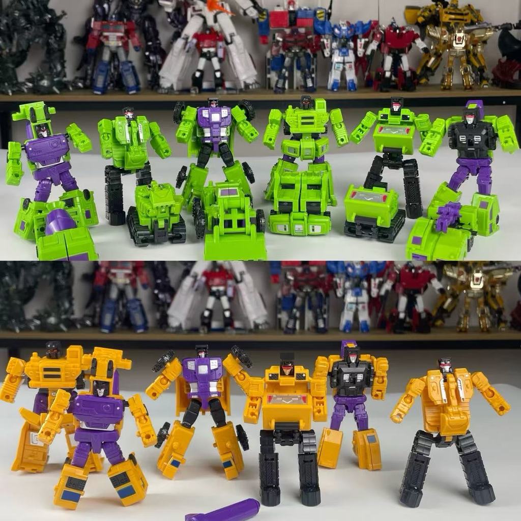 6 in 1 MINI Devastator Transformation Model MINI Devastator 22CM Action Figure Robot Plastic Toys
