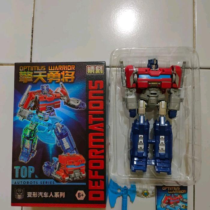 Best Seller Mainan Robot Deformation Optimus Jk-10 Original