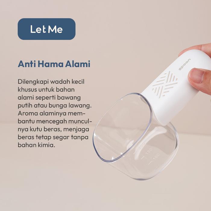 Let Me Measuring Spoon - Sendok Takar Cup Beras Biji-bijian Sereal Mini Spoon Alat Untuk Takaran