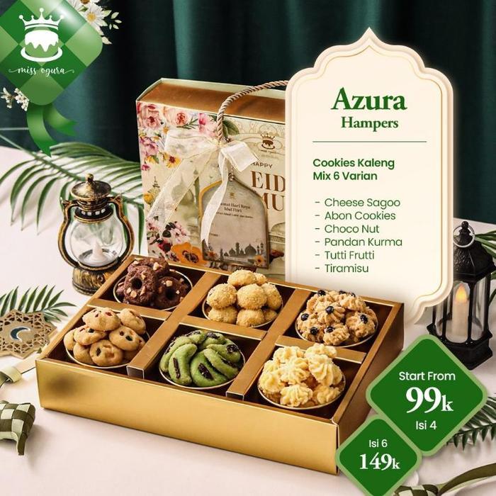 Azura Hampers Lebaran Idul Fitri Kue Kering Cookies by Miss Ogura