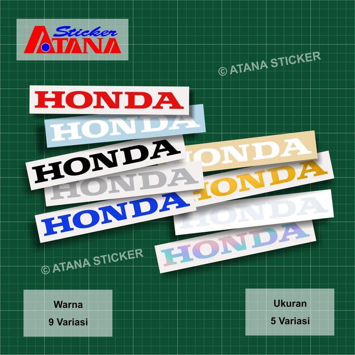 Stiker Honda Kecil Besar Cutting Sticker Astra AHM AHASS One Heart Satu Hati Logo Emblem Beat Vario