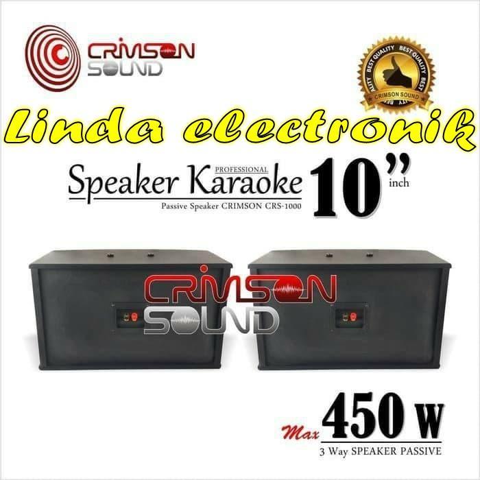 SPEAKER PASIF 10 INCH CRIMSON CRS1000 CRIMSON CRS 1000 2 WAY 3 SPEAKER