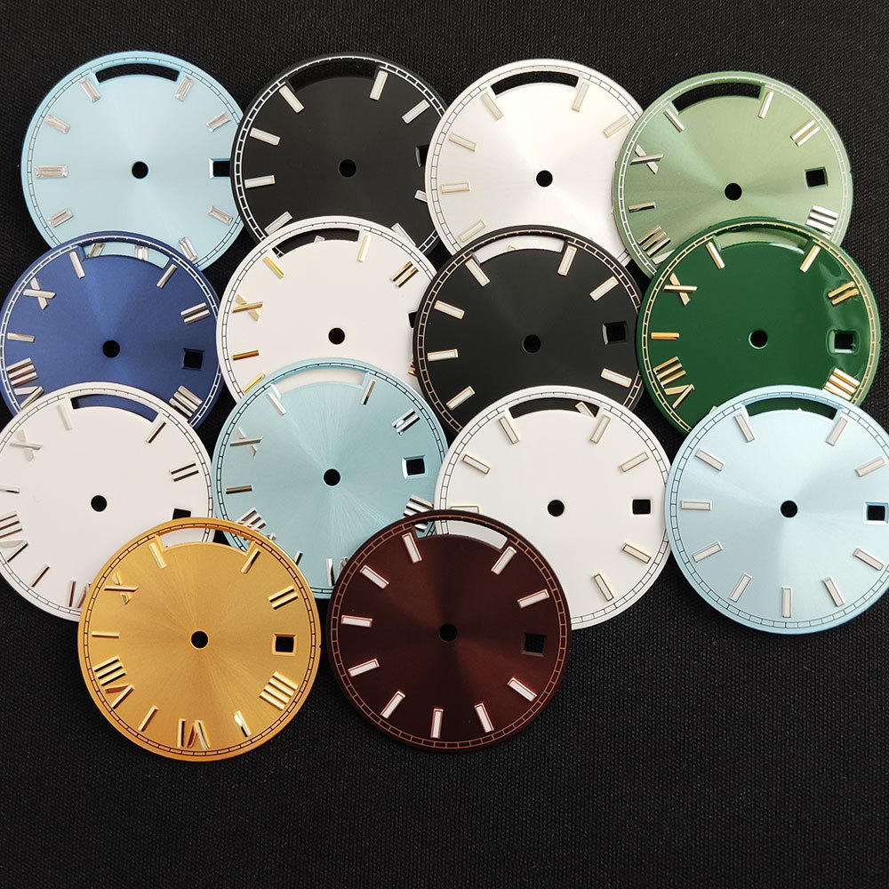 29mm Dial 8285 dial Suitable For miyota8285 Movement Blue Luminous Mod Sterile Dial watch dial watch