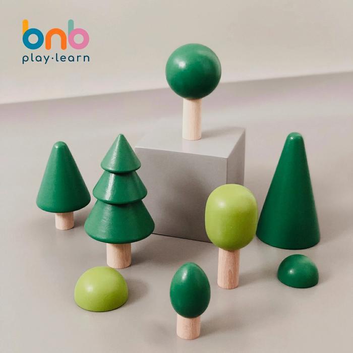 Wooden Toys Tree Rainbow Montessori