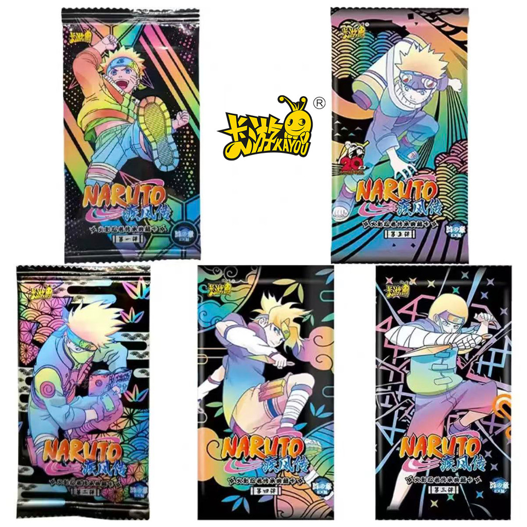 Genuine Kayou Naruto Card Rare EX Packs Chapter Of The Array Box Added SE BP SP Collection Cards Toy
