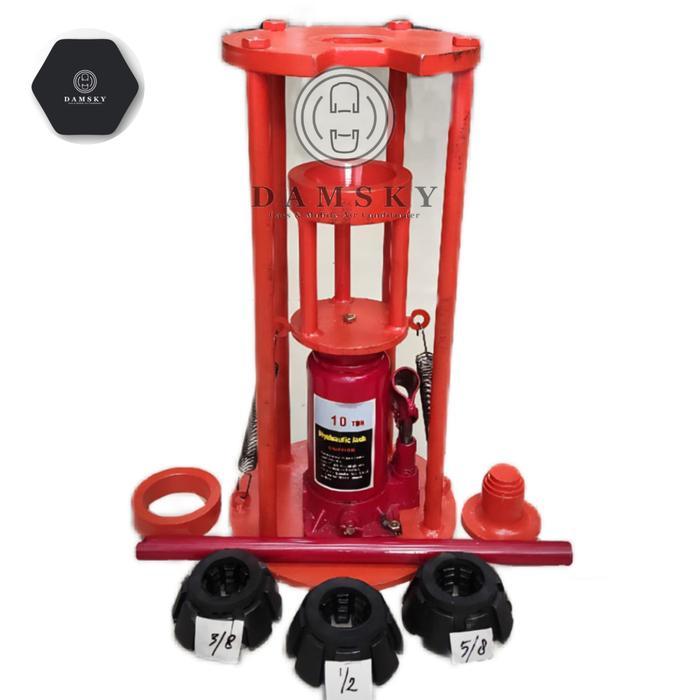 Alat Mesin Press Selang Hose AC Mobil Komplit