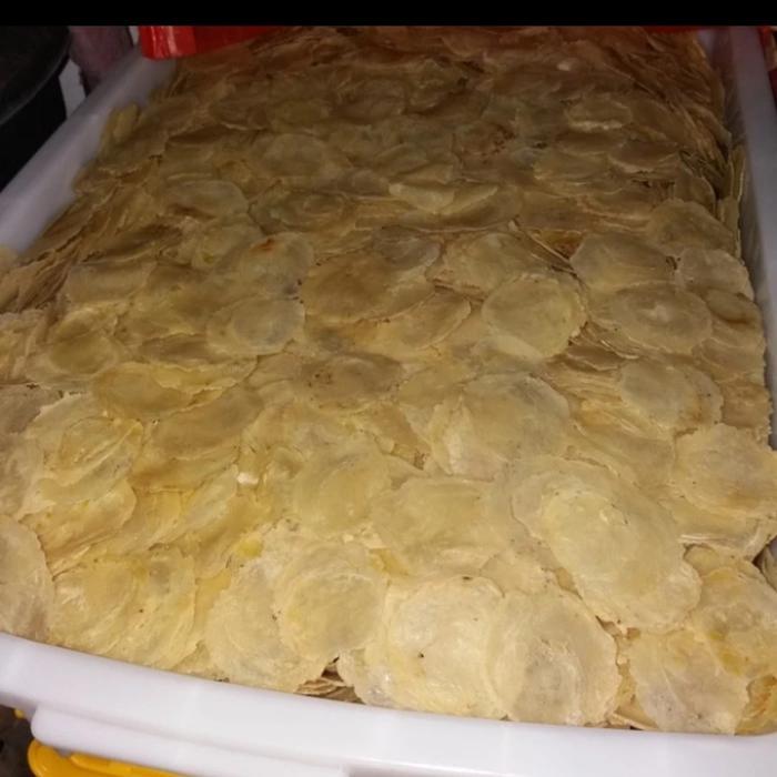 emping melinjo mentah 5kg kering tipis khas jawa