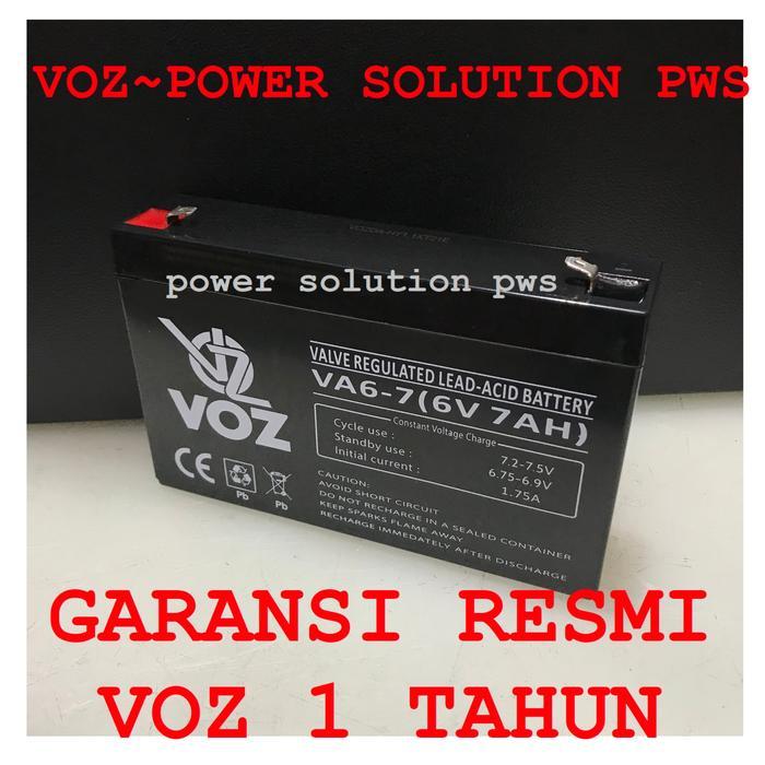 Baterai 6V 7Ah, Baterau 6V7Ah, Aki Kering 6V7Ah,Battery Vrla Voz 6V7Ah