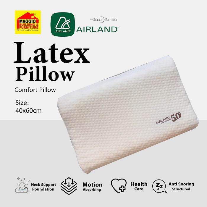 BANTAL LATEX - BANTAL KESEHATAN - BANTAL ORTHOPEDIC - LATEX PILLOW - PERSE/AIRLAND