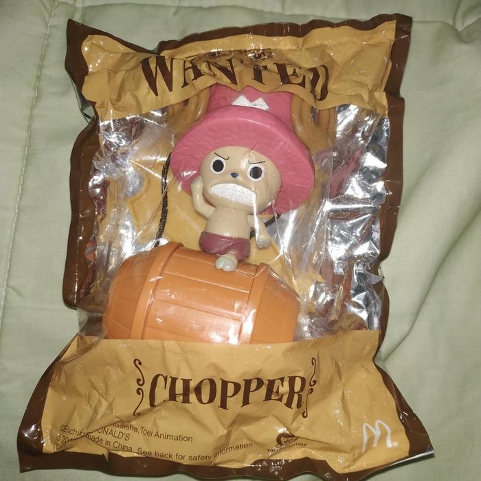 CHOPPER - ONE PIECE WANTED - HAPPY MEAL MC DONALD MCD - LUAR NEGERI