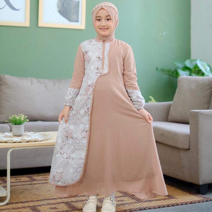 Alifa Dress // Gamis Anak Premium Tbk