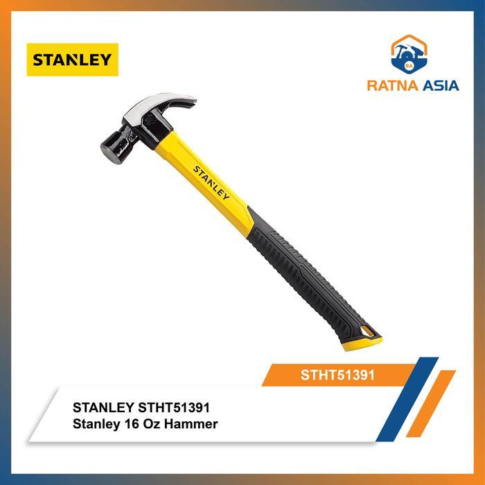 Stanley Stht51391 Fiberglass Handle Hammer Claw 16 Oz / Palu Kambing
