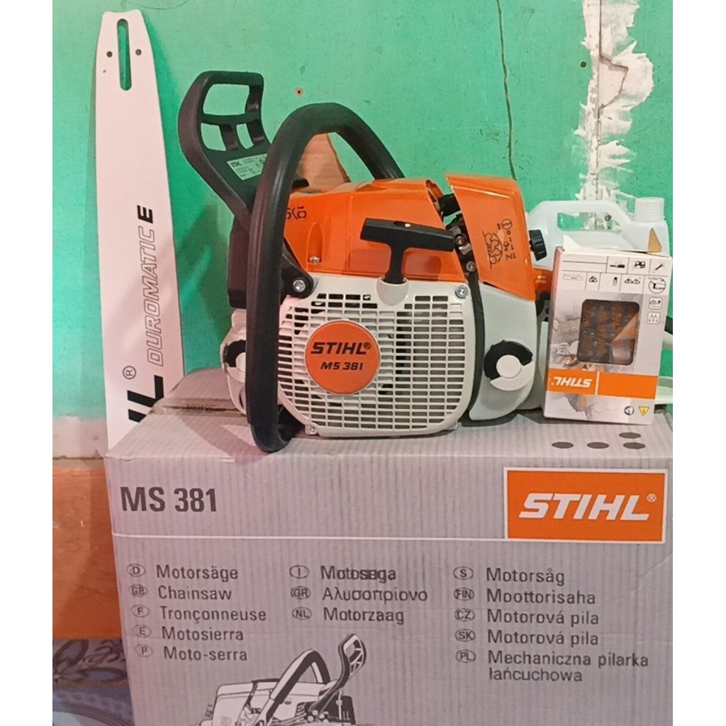 chainsaw stihl ms381/mesin gergaji kayu senso stihl MS381 bar 25 inch