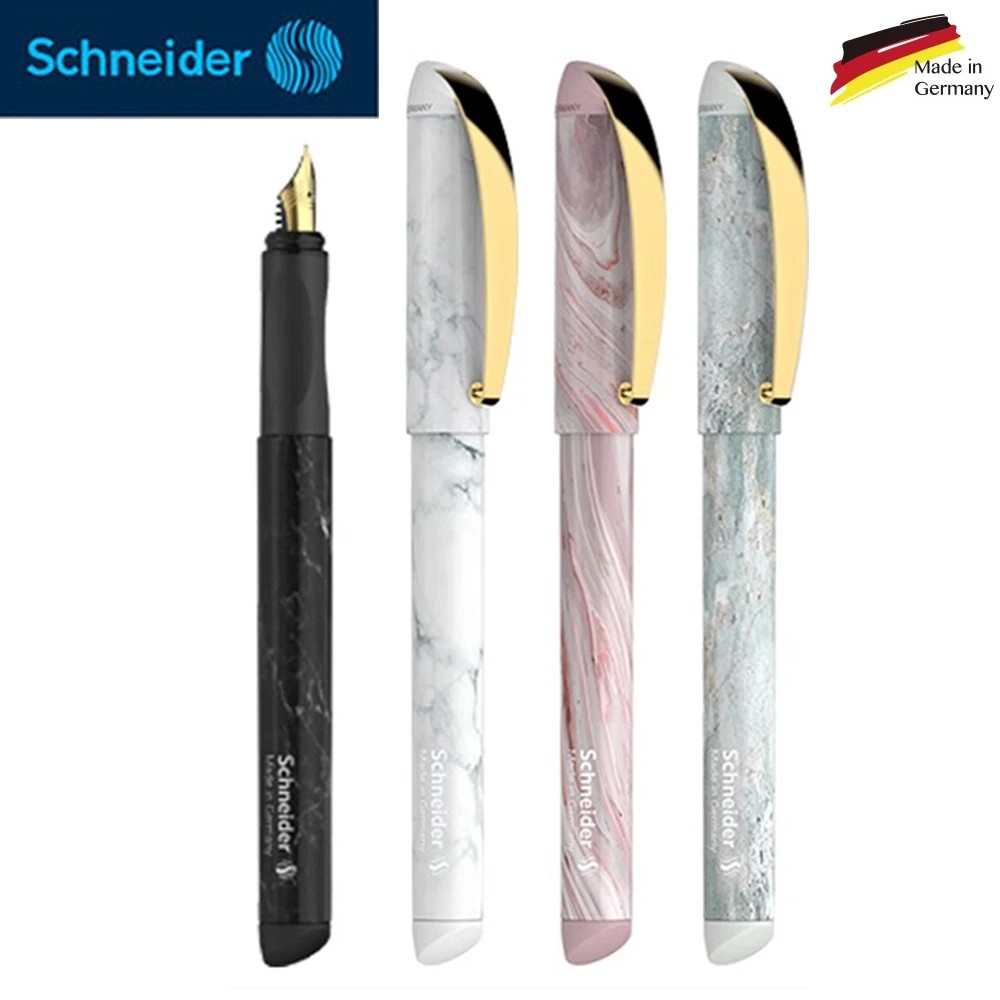 Germany Schneider High-end Fountain Pen Set Gift Box with Dual Pen Heads for Writing Retro Student A