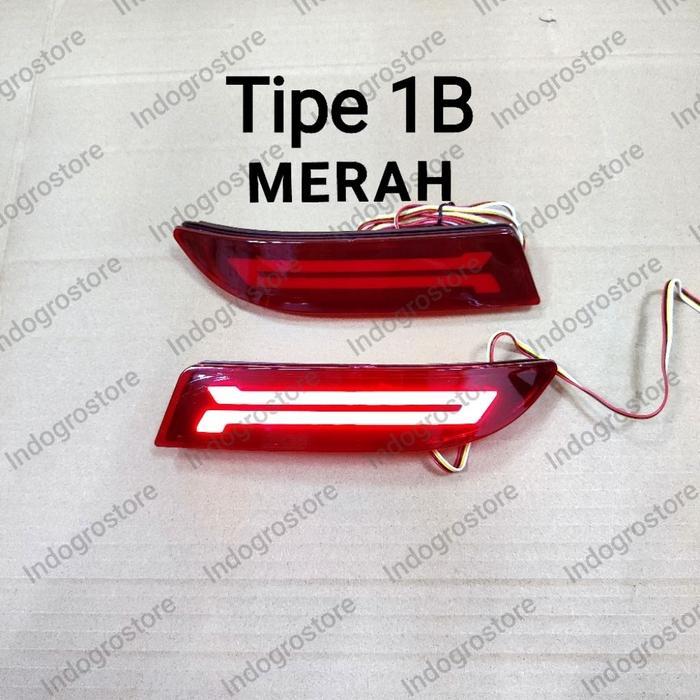"New" LAMPU REFLEKTOR BEMPER BELAKANG LED MOBIL ALL NEW AVANZA XENIA 2012 2013 2014 2015 2016 2017