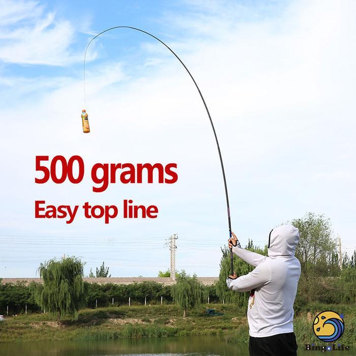 Tegek 720 Hantu Tua Joran Pancing Tegek Pancing 5.85 Meter Tegek Kaku Ringan Kuat Gratis Ongkir